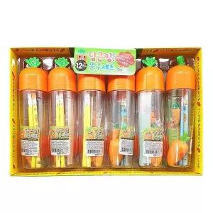 [셀러에이드]12개 문구세트 당근짱