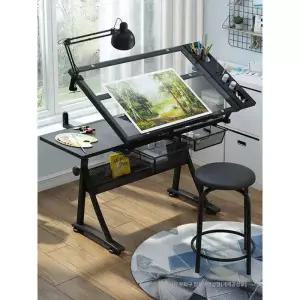 건축사 제도판 미술 작업대 책상 제도책상 거치대