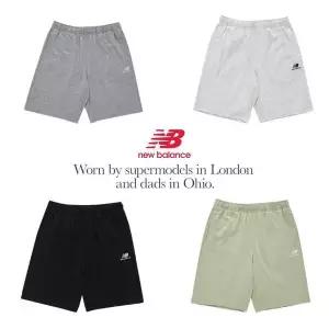 [셀러허브][뉴발란스] UNI 에센셜 싱글메쉬 5부 숏팬츠 반바지 (S14401200)