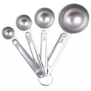 쿨샵 4종류 주방조리도구 스텐레스 계량컵 계량스푼