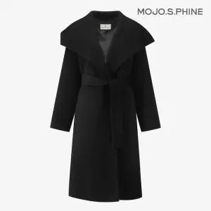 모조에스핀 울캐시미어 와이드 카라 코트 BK S254MSG4061137529