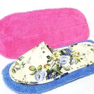 실내 청소 슬리퍼 극세사 뚜벅이 청소용 걸레형 실내화 (WFKGZJ9)