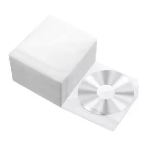 빈 디스크 홀더 케이스용 ABAG 200개 CD 슬리브 DVD 봉투 양면 리필 플라스틱 바인더 보관용 보호