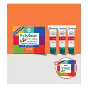 매장정품 HIMALAYA 저당 파티스마트 10개입 1박스+오리지널 립밤 x3