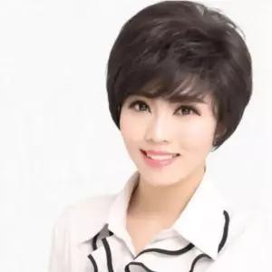 우먼 룩 시즌 중년숏커트 가발 (망포함) (WFKK8W1)