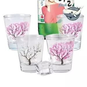 꽃무늬 소주잔 겹소주잔 낭만적인 테이블 장식