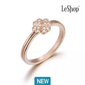 14K 베니 클로버 반지(GoldPlated)_LJ5355BRE