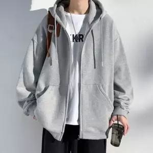 [라일리의류] Rly 빅사이즈 남녀공용 후드 집업 커플 루즈핏 후드