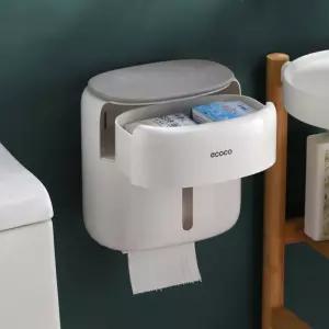 무타공 선반 휴지걸이 케이스랙 휴지 화장실 욕실 거치대