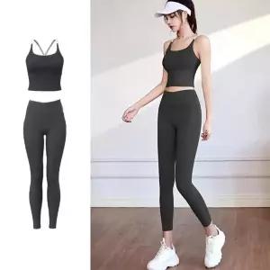 세트 요가 여성브라탑 운동복 헬스복 여성운동복 (WFKN31O)