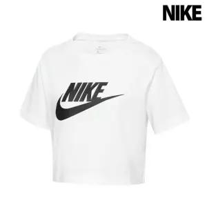 나이키 여성 크롭 반팔티 NSW 에센셜 퓨추라 화이트 BV6175-100