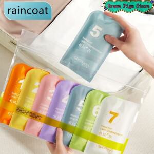 휴대용 두꺼운 비옷 여행 야외 방수 여성과 남성 일회용 캠핑 레인 커버 용품