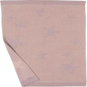 맨발의 꿈 아늑한 시크 코튼 스타 유모차 담요 30인치 X 40인치 (페이드 로즈)