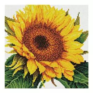 [아트박스]/하비스스퀘어 명화풍경 해바라기 꽃 보석십자수 패브릭 30x30cm