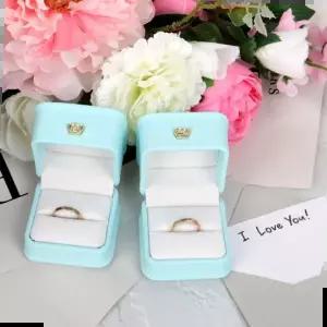 돌반지함 형 돌반지케이스 민트 프로포즈반지 돌반지 예물반지 함 상자 케이스
