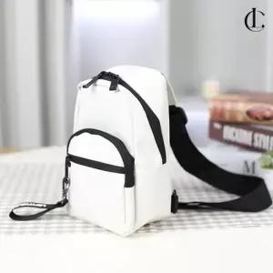 여성 슬링백 LCB223 수납력 좋은 가벼운 가방 검정 색 웨이스트백 미니가방 미니슬링백