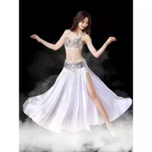 밸리복 힙 스카프 세트 스커트 퍼플 의상 밸리