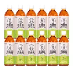 맥널티 제로 아이스티 청포도 500mlx12입