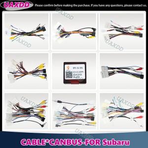 케이블 코드 Canbus FOR Subaru WRX Impreza Tribeca LEGACY OUTBACK FORESTER XV Exiga 디코더 네비게이션