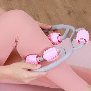 알 허벅지 지압 롤러 다리 종아리 안마기 마사