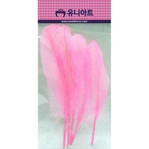 유니새깃털 유치원환경구성 브로치핀 폼폼이 머리