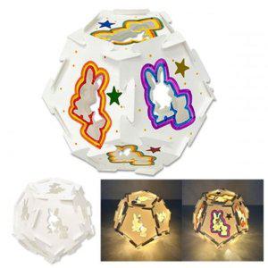 유치원 어린이 토끼방아 LED 소원등 DIY