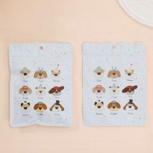 15x20 선물포장봉투 포카포장 포카슬리브 캐릭터지퍼백 포카포장용품 포장