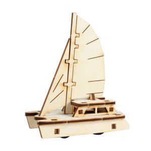 카타마란요트 유치원 키트 달려라 나무모형 미니