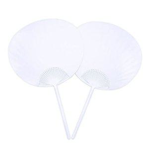 부채 무지 종이원형 그리기