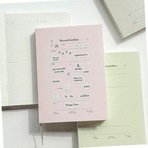 PVC커버형 루카랩 2026 레코드 아카이브 포켓 다이어리