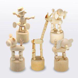 DIY 무브원목 인형 동물 나무 무브 공예재료