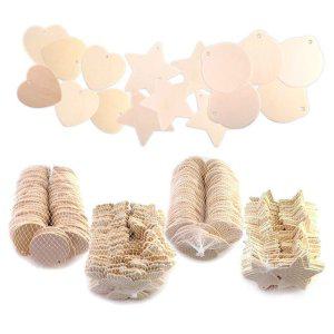 재료 와패 - 나무 대용량 목걸이 메달