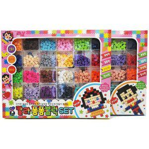 폼폼블럭-사이즈 칼라폼폼블럭 폼폼미니블럭 폼폼