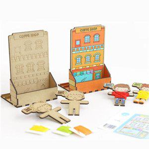 키드 걱정 인형 카페 돌봄교실 미술놀이 핸드폰