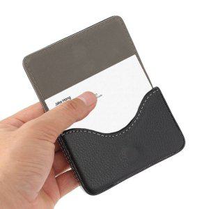 자석 보관 집 가죽 스티치 지갑 명함 케이스