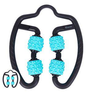 마사지볼 밸런스 스트레칭 스쿼트발판 마사지롤러 4D 핸들 민트 종아리 허벅지 팔뚝 승모근