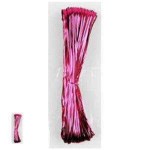 리본끈 공단 인쇄 자수 예쁜 색동공예철사 5000 빵끈 진분홍 선물포장