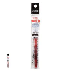 각인 고급볼펜 선물 수성펜 프로마하 0.38mm 적색 리필 12입 1박스 필기구 볼펜 문구