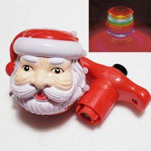 장난감 노래하는팽이 LED 블레이드 산타팽이 작동완구