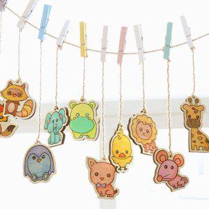 교실 돌봄 나무공예 12종 키링 동물키링 동물