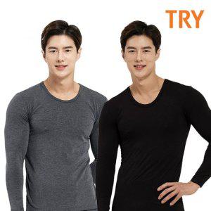 트라이 긴팔 남자내복 상의 트라이내복 기모내의