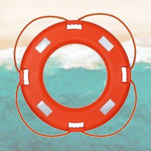 구명환 72cm 구조 레스큐 구조튜브 라이프가드 투척