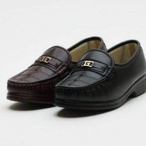 엄마 할머니 모던 데일리슈즈 컴포트화 플랫슈즈굽 깔끔 페니로퍼