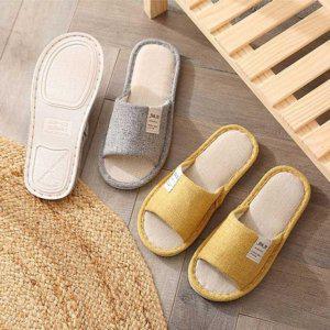 층간소음 샌들 데일리룩홈슬리퍼 디자인미 인도어슈즈 홈슬리퍼천 여성용 남성용 이쁜