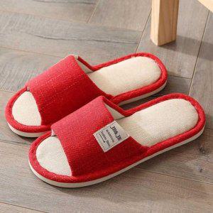 가정용 린넨소재 실내용신발 면슬리퍼 손님용 선물 외관미 홈슬리퍼천 여자 남성용이쁜 트렌디 여름시즌 간