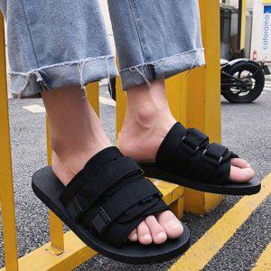 남성용 여성용 여름시즌 리조트룩 오피스용 찍찍이여밈 커플아이템홈슬리퍼 도톰한 프리미엄 오픈백슈즈 뮬