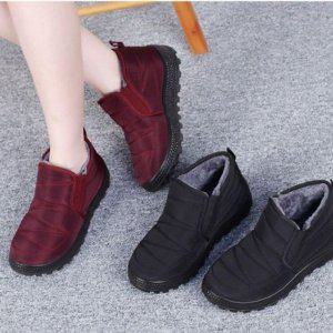 여성용 한겨울 전통스타일 패딩소재 부츠슈즈숏부츠 방한부츠 풋웨어 프리미엄