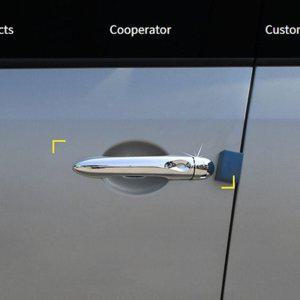 10년 뉴SM3 도어캐치몰딩 크롬 고급형 8pcs