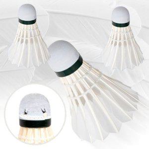 프로스펙스 거위 깃털 셔틀콕 3개입 1P 학교 체육 운동