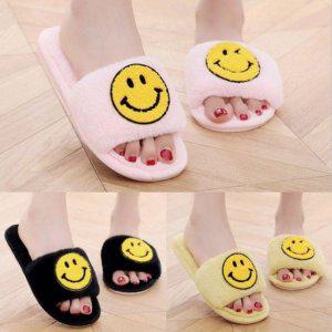 스마일털슬리퍼 공용라인 페어아이템 동계용 퍼안감 홈슈즈 홈슬리퍼 홈슬리퍼 리빙공간 여성용샌들 프리미
